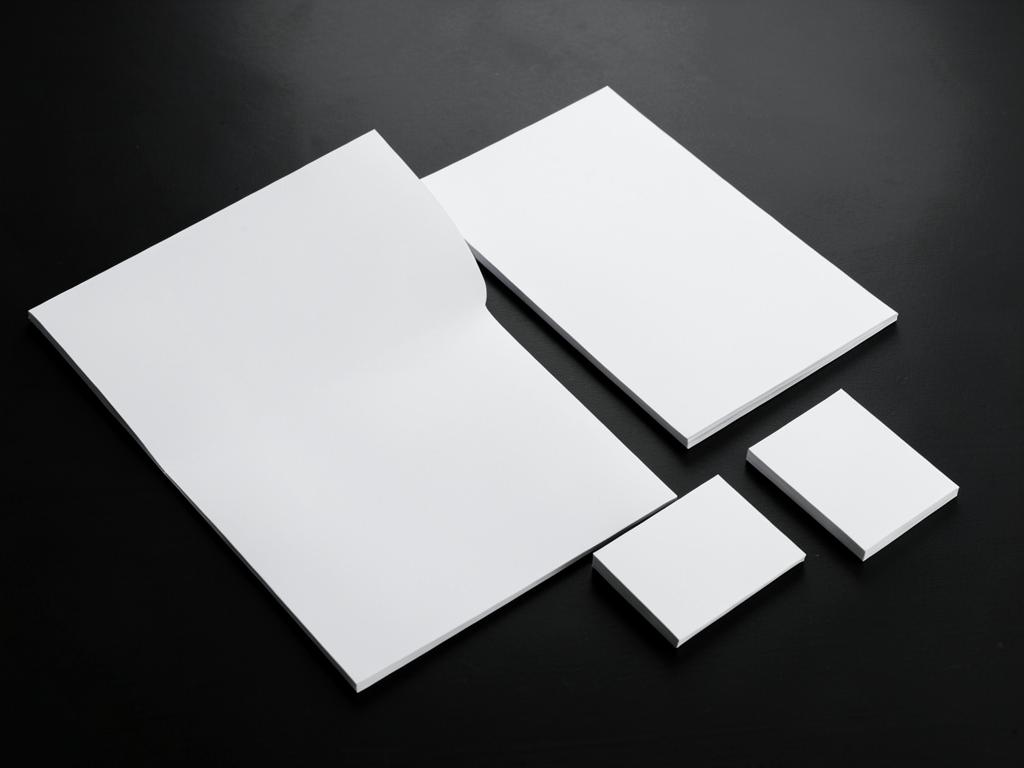 Printed folders and business cards